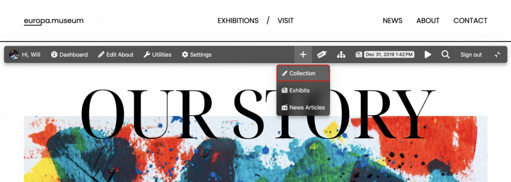 Admin bar focus style