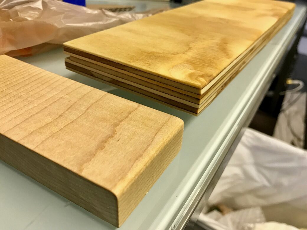 Linseed oil plywood test