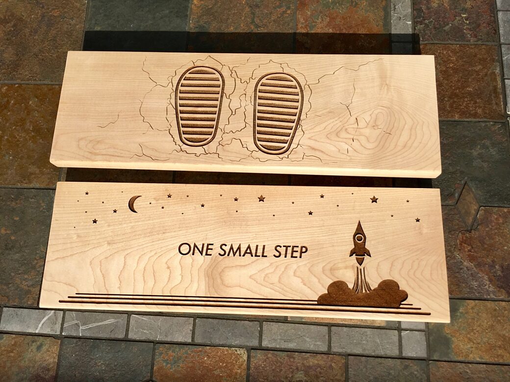 Steps after laser