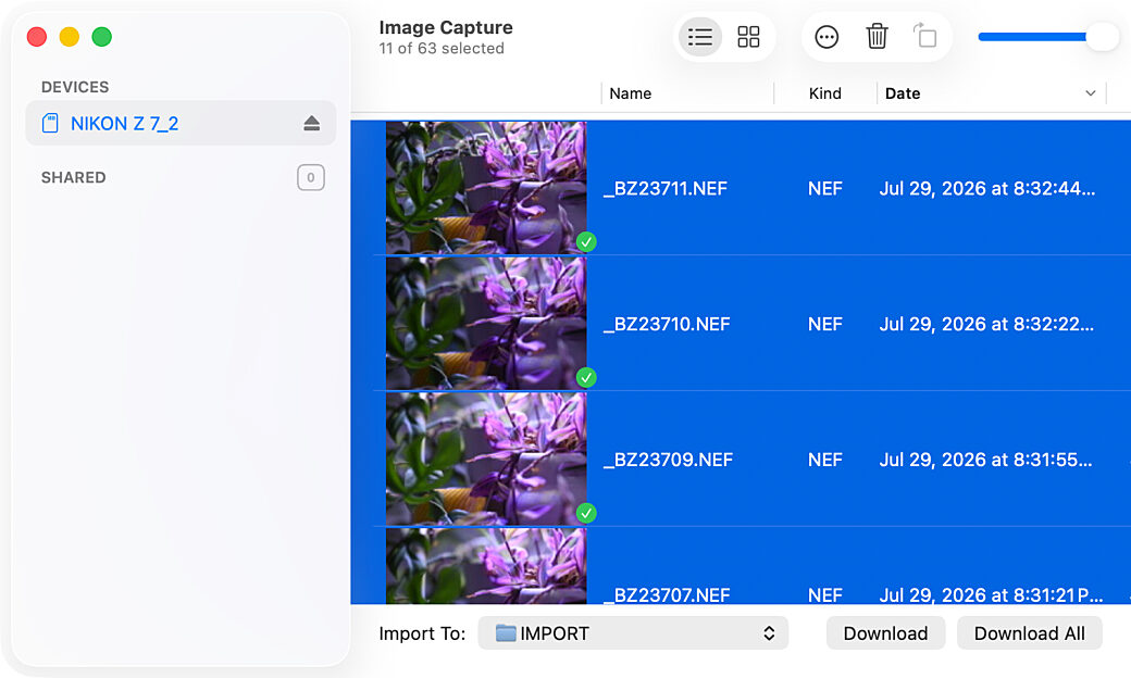 Image capture